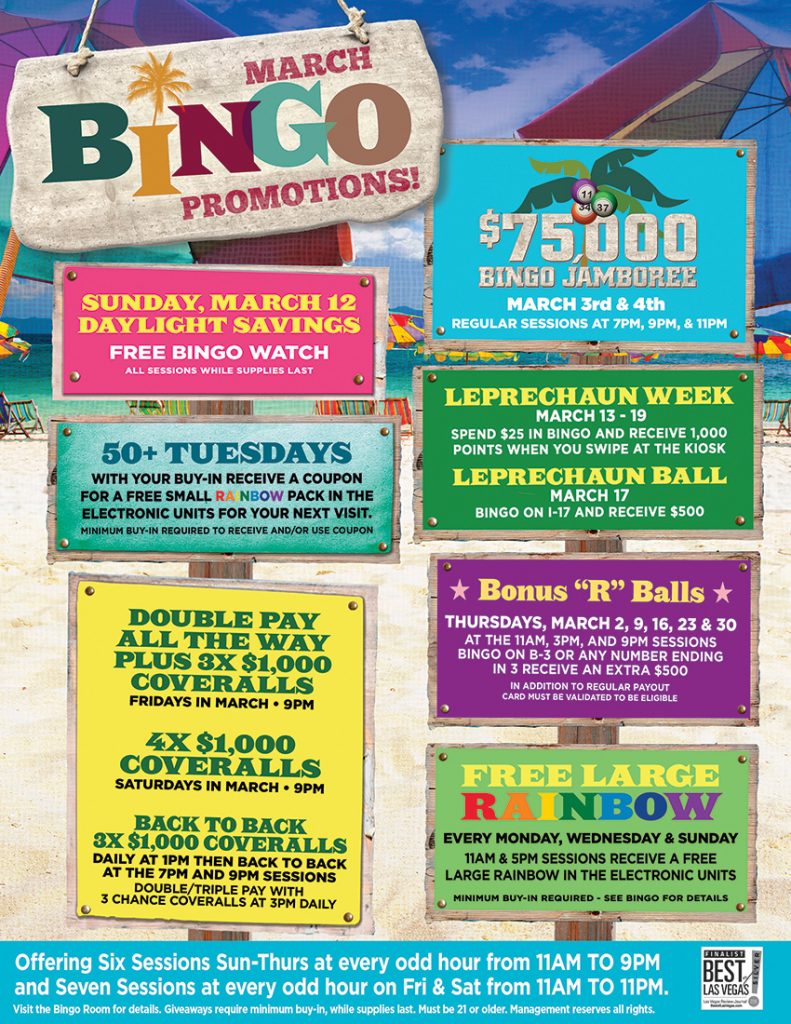 free bingo in las vegas