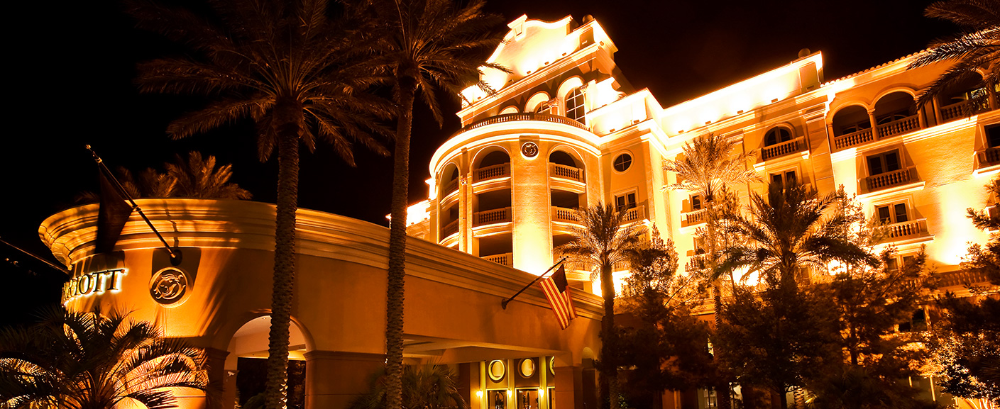 Touring the Grounds of the Rampart Casino at J.W. Marriott Las