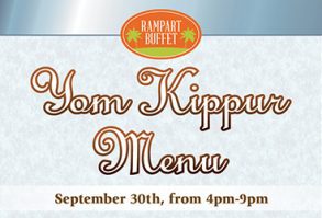 Yom Kippur Menu