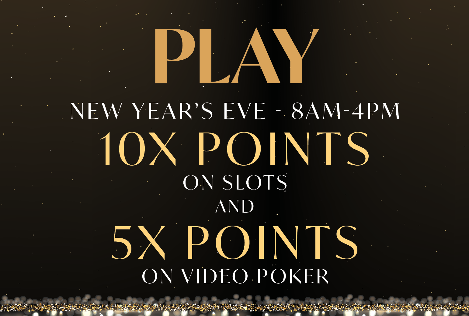 New Year's Eve Bonus Point Multipliers