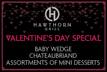 Valentine's Day Menu