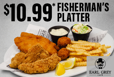 $10.99* Fisherman's Platter Dinner Special