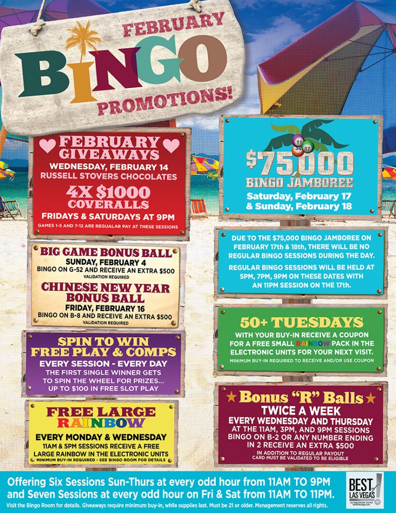 las vegas free bingo