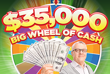 $35,000 Big Wheel Of Cash Table Games Drawings - Vegas Deals