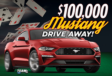 $100,000 Mustang Drive Away Las Vegas Table Games Drawings