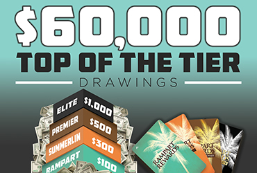 $60,000 Top Of The Tier Drawings - Las Vegas Deals