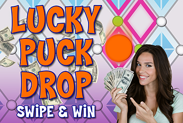 Lucky Puck Drop Swipe & Win