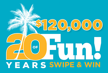 $120,000 20th Anniversary Kick-Off Swipe - Las Vegas Deals