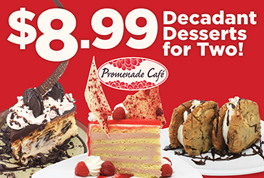 $8.99 Decadent Desserts for Two