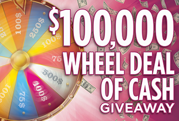 $100,000 Wheel of Cash Drawings - Las Vegas Casino