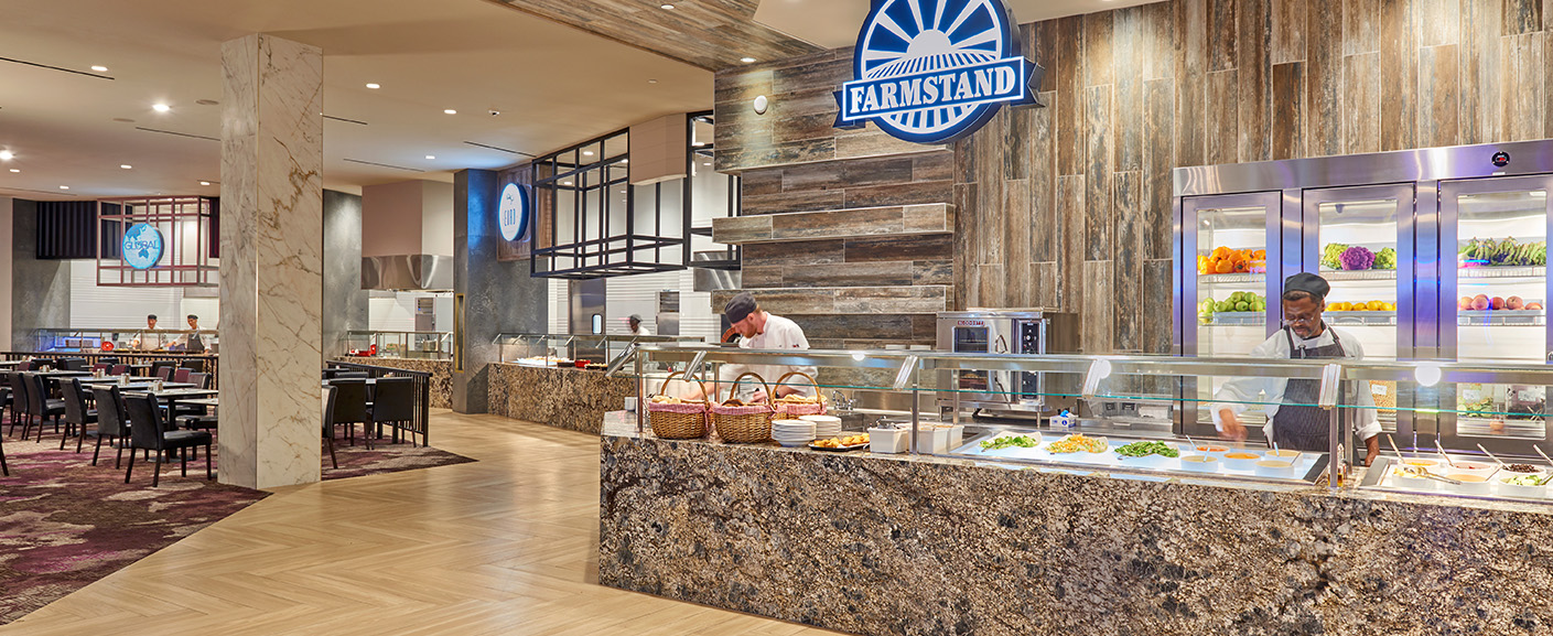 Try our amazing, new Las Vegas Buffet - the Market Place Buffet at Rampart Casino.