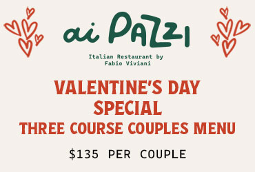 Valentine's Day Menu