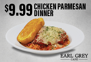 $9.99 Chicken Parmesan Dinner Special