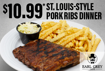 $10.99 St. Louis-Style Pork Ribs Dinner