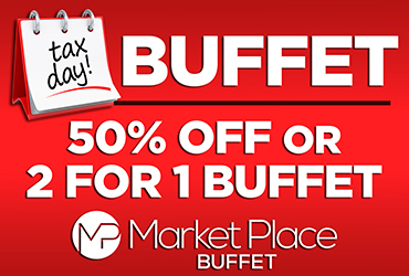 Tax Day Buffet Promotion