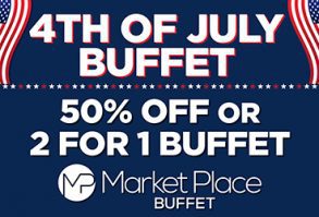 4th of July 2 for 1 Buffet