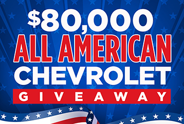 $80,000 All American Chevrolet Giveaway