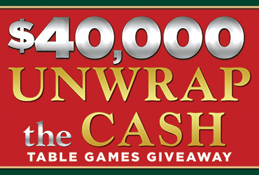 Unwrap The Cash Table Games Giveaway