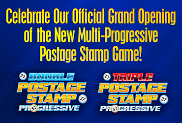 Multi-Progressive Postage Stamp Bingo Game