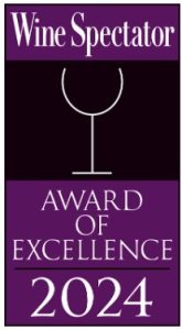 Wine Spectator Award of Excellence 2024 for Hawthorn Grill