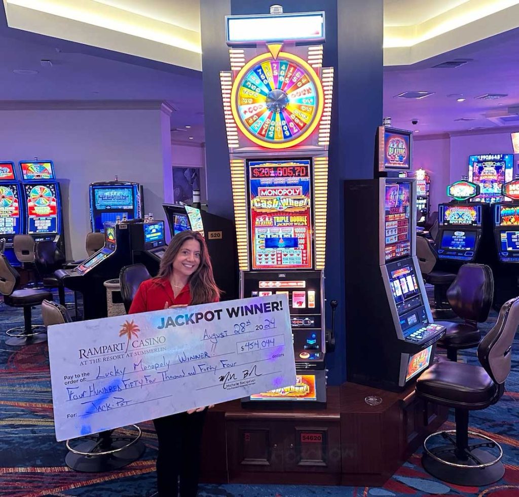 Gabby Quiroga, a dedicated slot attendant, surprised a lucky local player with a life-changing $454,000 jackpot check