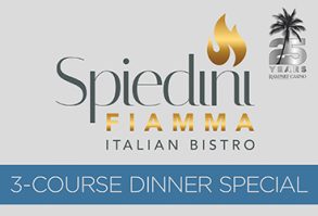 Spiedini Fiamma 25th Anniversary Dinner Special