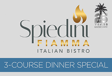 Spiedini Fiamma 25th Anniversary Dinner Special