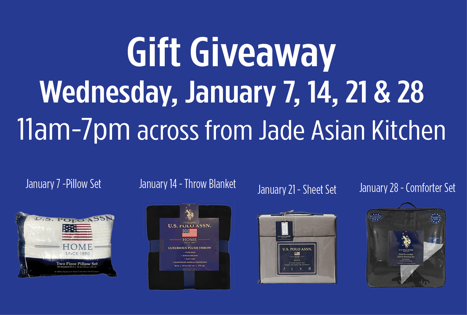 January Gift Giveaways