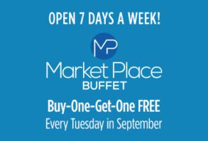 2 for 1 Buffet