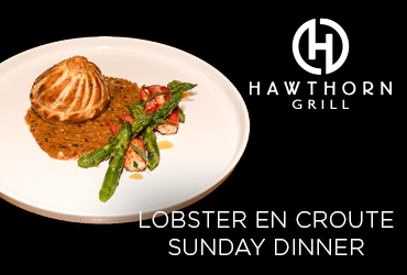 Lobster en Croute Sunday Dinner Special