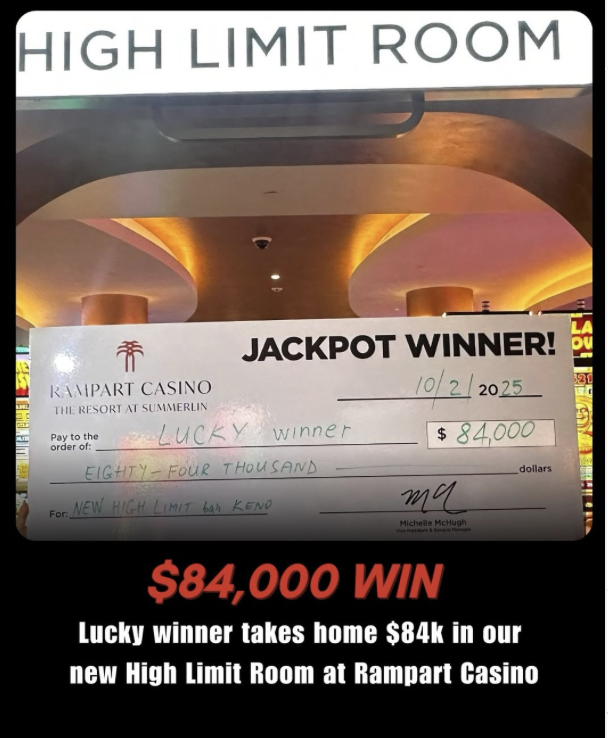 Jackpot - High Limit Room Rampart Casino