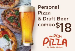 Pizza and Beer Combo