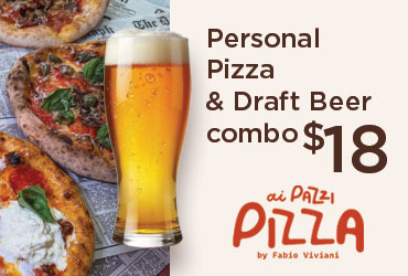 Pizza and Beer Combo