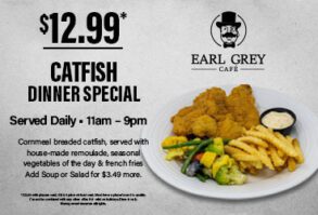 $12.99 Catfish Dining Special